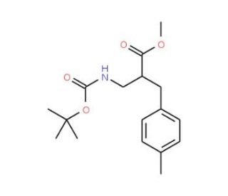 Methyl 2-N-Boc-2-aminomethyl-3-p-tolyl-propionate - chemical structure image