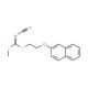Methyl [2-(naphthalen-2-yloxy)ethyl]cyano-carbonimidodithioate - chemical structure image