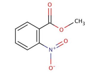 Methyl 2-nitrobenzoate (CAS 606-27-9) - chemical structure image