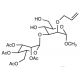 Methyl 2-O-Allyl-3-O-(2',3',4',6'-tetra-O-acetyl-α- D-mannopyranosyl)-α-D-mannopyranoside 的分子结构, CAS编号: 81555-75-1 Methyl 2-O-Allyl-3-O-(2′,3′,4′,6′-tetra-O-acetyl-α- D-mannopyranosyl)-α-D-mannopyranoside (CAS 81555-75-1) - chemical structu