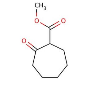 Methyl 2-oxo-1-cycloheptanecarboxylate (CAS 52784-32-4) - chemical structure image
