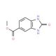 Methyl 2-oxo-2,3-dihydro-1H-1,3-benzimidazole-5-carboxylate (CAS 106429-57-6) - chemical structure image