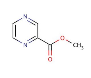 Methyl 2-pyrazinecarboxylate (CAS 6164-79-0) - chemical structure image