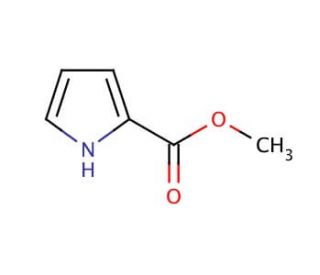 Methyl 2-pyrrolecarboxylate (CAS 1193-62-0) - chemical structure image