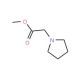 methyl 2-(pyrrolidin-1-yl)acetate (CAS 22041-18-5) - chemical structure image