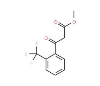 Methyl 2-(trifluoromethyl)benzoylacetate (CAS 212755-77-6) - chemical structure image