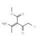 methyl (2E)-3-amino-2-(chloroacetyl)but-2-enoate - chemical structure image