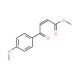 methyl (2E)-4-(4-methoxyphenyl)-4-oxobut-2-enoate - chemical structure image