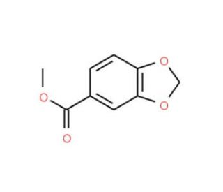 methyl 2H-1,3-benzodioxole-5-carboxylate (CAS 326-56-7) - chemical structure image