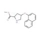 Methyl (2S,4S)-4-(1-naphthyloxy)-2-pyrrolidinecarboxylate - chemical structure image