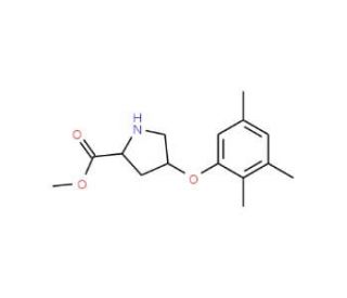 Methyl (2S,4S)-4-(2,3,5-trimethylphenoxy)-2-pyrrolidinecarboxylate - chemical structure image