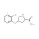 Methyl (2S,4S)-4-(2-bromophenoxy)-2-pyrrolidinecarboxylate - chemical structure image