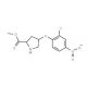 Methyl (2S,4S)-4-(2-chloro-4-nitrophenoxy)-2-pyrrolidinecarboxylate - chemical structure image