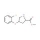 Methyl (2S,4S)-4-(2-chlorophenoxy)-2-pyrrolidinecarboxylate - chemical structure image