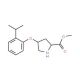 Methyl (2S,4S)-4-(2-isopropylphenoxy)-2-pyrrolidinecarboxylate - chemical structure image