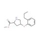 Methyl (2S,4S)-4-(2-propylphenoxy)-2-pyrrolidinecarboxylate - chemical structure image