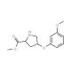 Methyl (2S,4S)-4-(3-methoxyphenoxy)-2-pyrrolidinecarboxylate - chemical structure image