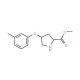 Methyl (2S,4S)-4-(3-methylphenoxy)-2-pyrrolidinecarboxylate - chemical structure image