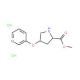 Methyl (2S,4S)-4-(3-pyridinyloxy)-2-pyrrolidinecarboxylate dihydrochloride - chemical structure image