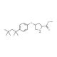 Methyl (2S,4S)-4-[4-(1,1,3,3-tetramethylbutyl)-phenoxy]-2-pyrrolidinecarboxylate - chemical structure image