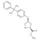 Methyl (2S,4S)-4-[4-(1-methyl-1-phenylethyl)-phenoxy]-2-pyrrolidinecarboxylate - chemical structure image