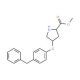 Methyl (2S,4S)-4-(4-benzylphenoxy)-2-pyrrolidinecarboxylate - chemical structure image