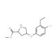 Methyl (2S,4S)-4-(4-chloro-3-ethylphenoxy)-2-pyrrolidinecarboxylate - chemical structure image