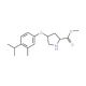 Methyl (2S,4S)-4-(4-isopropyl-3-methylphenoxy)-2-pyrrolidinecarboxylate - chemical structure image