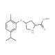 Methyl (2S,4S)-4-(5-isopropyl-2-methylphenoxy)-2-pyrrolidinecarboxylate - chemical structure image