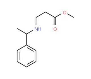 Methyl 3-[(1-phenylethyl)amino]propanoate (CAS 42792-67-6) - chemical structure image