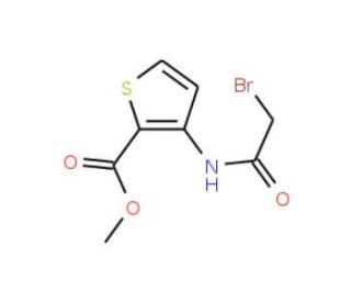 Methyl 3-[(2-bromoacetyl)amino]thiophene-2-carboxylate, tech (CAS 227958-47-6) - chemical structure image