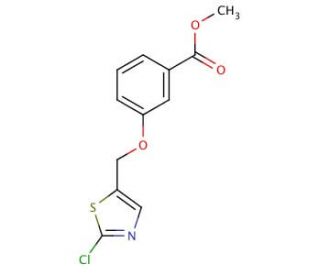 Methyl 3-[(2-chloro-1,3-thiazol-5-yl)methoxy]-benzenecarboxylate - chemical structure image