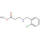 Methyl 3-[(2-chlorobenzyl)amino]propanoate - chemical structure image