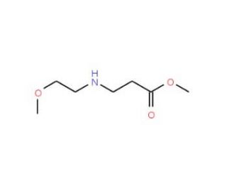 Methyl 3-[(2-methoxyethyl)amino]propanoate - chemical structure image