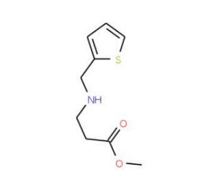 Methyl 3-[(2-thienylmethyl)amino]propanoate - chemical structure image