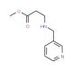 Methyl 3-[(3-pyridinylmethyl)amino]propanoate - chemical structure image