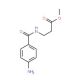 methyl 3-[(4-aminobenzoyl)amino]propanoate - chemical structure image