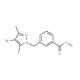 Methyl 3-[(4-bromo-3,5-dimethyl-1H-pyrazol-1-yl)methyl]benzoate (CAS 175203-23-3) - chemical structure image