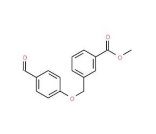 Methyl 3-[(4-formylphenoxy)methyl]benzoate (CAS 225942-73-4) - chemical structure image