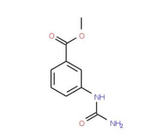 methyl 3-[(aminocarbonyl)amino]benzoate (CAS 65081-75-6) - chemical structure image