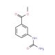 methyl 3-[(aminocarbonyl)amino]benzoate (CAS 65081-75-6) - chemical structure image