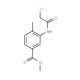 methyl 3-[(chloroacetyl)amino]-4-methylbenzoate (CAS 54941-43-4) - chemical structure image