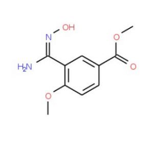 Methyl 3-[(E)-amino(hydroxyimino)methyl]-4-methoxybenzoate - chemical structure image