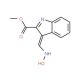 Methyl 3-[(hydroxyimino)methyl]-1H-indole-2-carboxylate (CAS 861211-41-8) - chemical structure image