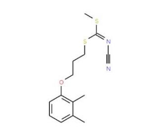 Methyl [3-(2,3-dimethylphenoxy)propyl]-cyanocarbonimidodithioate - chemical structure image