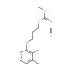 Methyl [3-(2,3-dimethylphenoxy)propyl]-cyanocarbonimidodithioate - chemical structure image