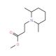 Methyl 3-(2,6-dimethylpiperidin-1-yl)propanoate - chemical structure image