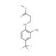 Methyl 3-[2-amino-4-(trifluoromethyl)anilino]-propanoate - chemical structure image