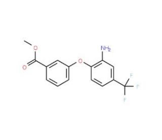 Methyl 3-[2-amino-4-(trifluoromethyl)phenoxy]-benzoate - chemical structure image
