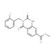 methyl 3-(2-chlorobenzyl)-2-mercapto-4-oxo-3,4-dihydroquinazoline-7-carboxylate - chemical structure image